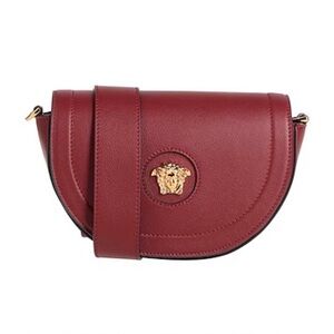 Versace ~ Gold Medusa ~ Burgundy ~ Crossbody Bag ~ NWT w/ Dust Bag